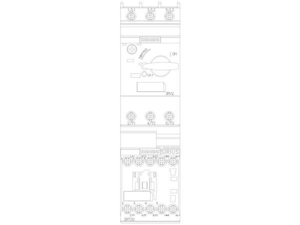 Siemens 3RA2110-1JA16-1BB4 3RA21101JA161BB4 Forbrugsafgrening Motorydelse ved 400 V 0,4 kW 690 V Nominel strøm 8,5 A