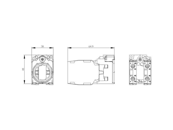 Siemens 3SU15501AA101LA0