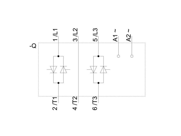 Siemens 3RF3410-2BB24 Halvlederkontaktor 2 x sluttekontakt 1 stk