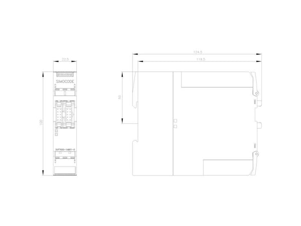 Siemens 3UF7600-1AB01-0, 36 mm, 109 mm, 152 mm, 233 g, 1 kpl