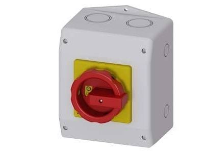 Rød, Gul 6-polet 16 mm² 32 A 1 x sluttekontakt, 1 x brydekontakt 690 V/AC Siemens 3LD22654VD53