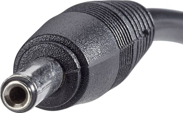 Renkforce USB-virtajohto USB 2.0 USB-A uros, DC-pistoke 3,5 mm 1,00 m Musta kullattu pistoke RF-4079667