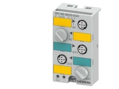 Siemens 3RK1405-0BQ20-0AA3 -PLC-kompaktimoduuli 24 V/DC