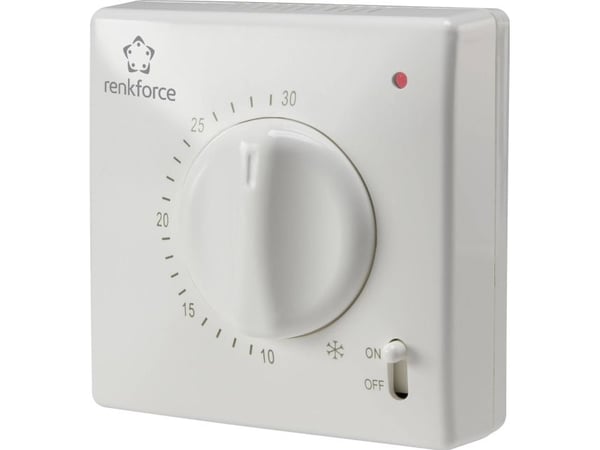 Renkforce romtermostat utenpåliggende dagsprogram 5 til 30 °C TR-93 (TR-93)