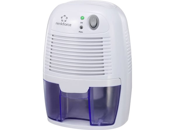 Renkforce HD-68W avfukter 20 m² 0,011 l/t hvit, blå (HD-68W)