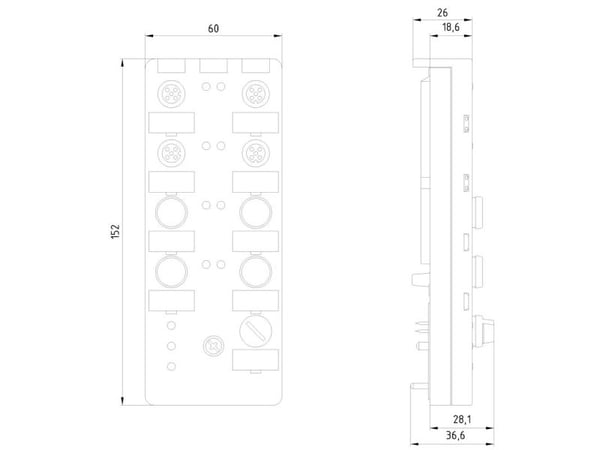 Siemens 3RK2200-0CQ00-0AA3 PLC I/O-modul