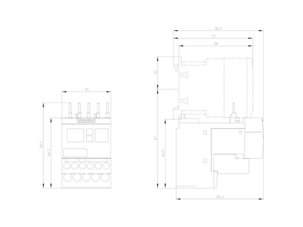 Siemens 3RR2441-1AA40 Virranvalvontareleet