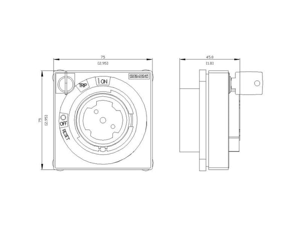 Siemens 8UD1900-0MC05, 136 g, 84 mm, 84 mm, 80 mm