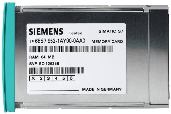 Siemens Siemens Siemens Dig.Industr. 6ES79521AL000AA0 PLC-muistikortti