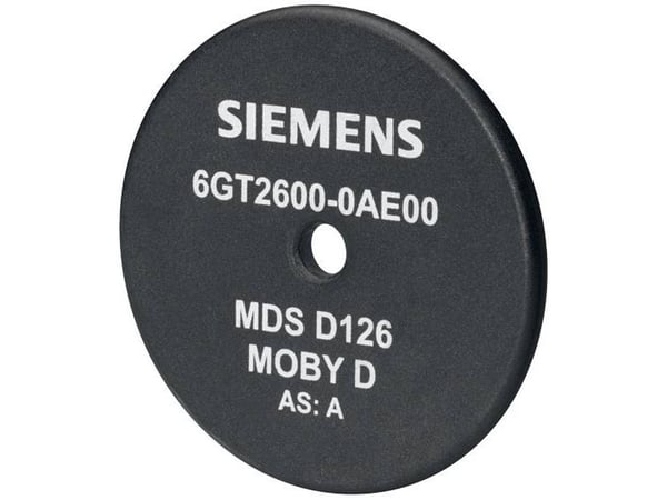 Siemens Indus.Sector Transponderi Moby D disc 6GT2600-0AE00 Sähköisten lisävarusteiden tyyppi muu, Mekaanisten lisävarusteiden tyyppi avain, Asiaki...