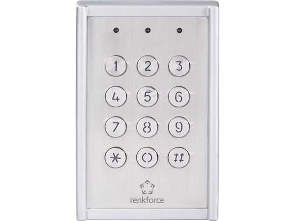Renkforce 751624 kodelås utenpåliggende IP65 med opplyst tastatur
