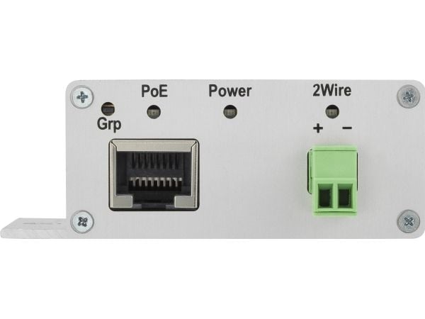Renkforce RF-3684874 Verkkolaajennus 2-johtiminen Kantama (max.): 300 m 2 x 200 MBit/s PoE-toiminnolla