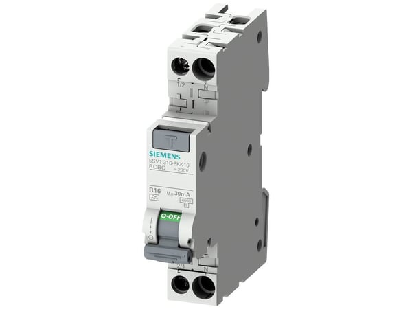 Siemens 5SV16166KK16 FI-turvakytkin/automaattinen katkaisija