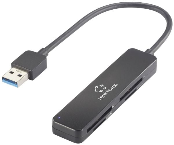 RF-PCR-220 USB-kortleser for smarttelefon/nettbrett, svart (RF-5151022)