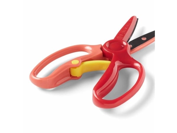 Fiskars 1064067, Barn, Rett kutt, Single/enkelt, Rød, Metall, Kunsthåndverk saks