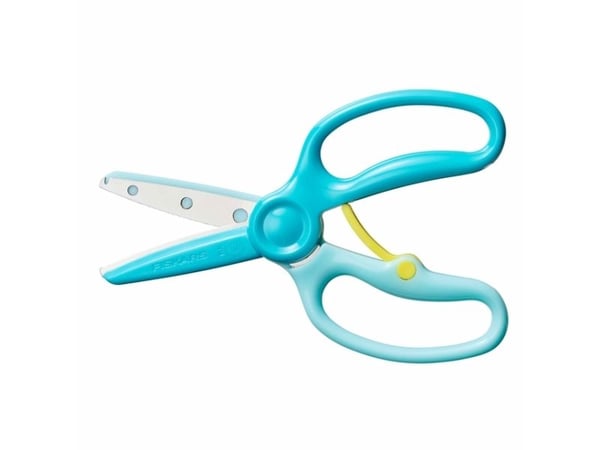 Fiskars 1064068, Barn, Rett kutt, Single/enkelt, Blå, Metall, Kunsthåndverk saks