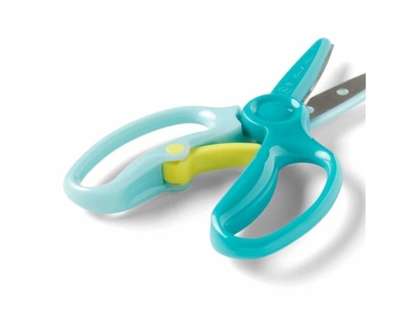 Fiskars 1064068, Barn, Rett kutt, Single/enkelt, Blå, Metall, Kunsthåndverk saks