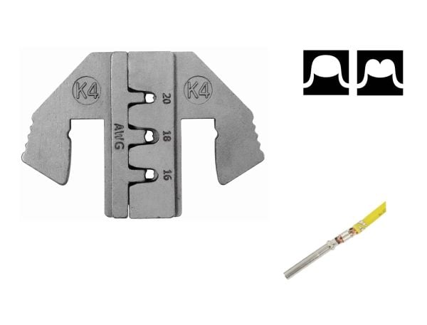 TOOLCRAFT PLE-0K4 1595624 Krympinsats DEUTSCH Passar till märket TOOLCRAFT PZ-500