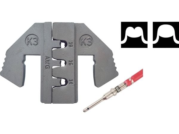 TOOLCRAFT PLE-0K3 1595623 Krympinsats DEUTSCH Passar till märket TOOLCRAFT PZ-500