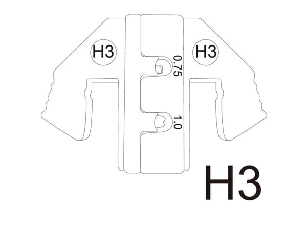 TOOLCRAFT PLE-0H3 1511624 Krympande instickskontakt 0,75 till 1 mm² Passar till märket TOOLCRAFT PZ-500