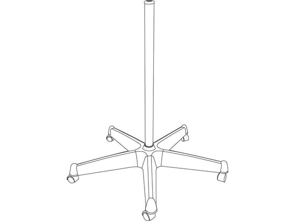 TOOLCRAFT 1526047 Rullstativ