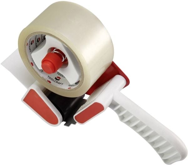 TOOLCRAFT Tape-rulle Rød, Hvid Rulle Bredde (max.): 50 mm