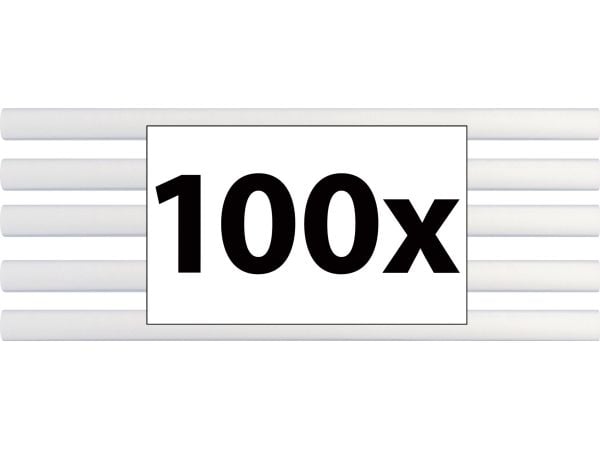 TOOLCRAFT TO-8997033 Varmlimpinde 11 mm 200 mm Gjennomsiktig 2 kg 100 stk.