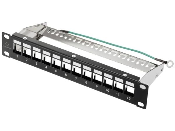 Renkforce RF-4996626 12 porte Patch-panel 254 mm (10) Ikke bestykket 1 U