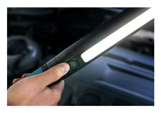Ansmann ML3000RD, 30 W, LED, 1 ampuller, 2600 mAh, Sort, Blå, Hengende arbeidslys