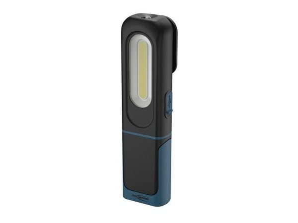 Ansmann WL350R, LED, 1 ampuller, IPX3, 1200 mAh, Sort, Blå, Hengende arbeidslys