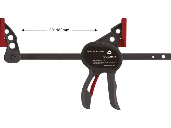 Skruvmejsel TOOLCRAFT 1669393 Spann-Weite (max.):100 mm Upphängningslängd:35 mm