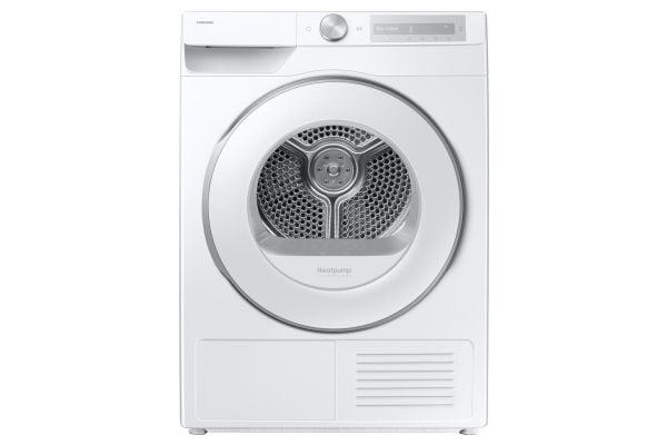 Samsung Series 6 DV90DG6845HH, Frittstående, Frontmatet, Varme pumpe, Hvit, Rotasjon, Berøringskontroll, Riktig/Høyre