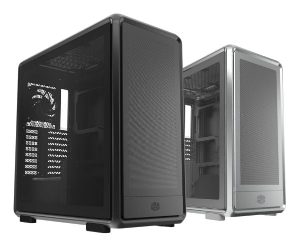 Cooler Master MasterFrame 600 Mesh - Mid tower - SSI CEB - sidepanel med vindu (herdet glass) (ATX) - svart - USB/lyd