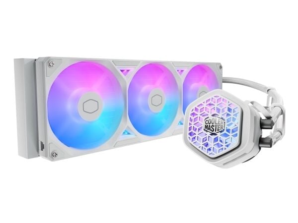 Cooler Master MasterLiquid Atmos II 360 VRM Fan White, Væskekjølesett, 12 cm, 322,8 m³/t, Hvit