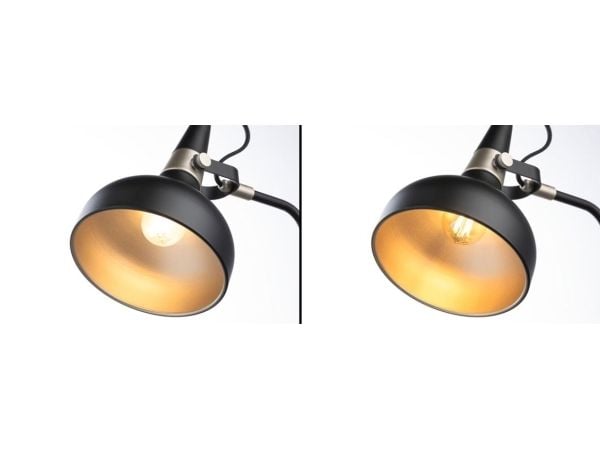 Paulmann 78480 Golvlampa E14 Svart (matt), Champagnefärgad