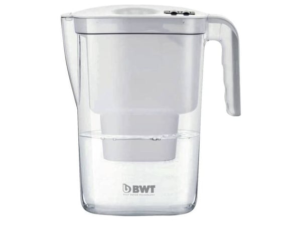 BWT Vida, Vattenfilter kanna, 2,6 l, Transparent, Vit