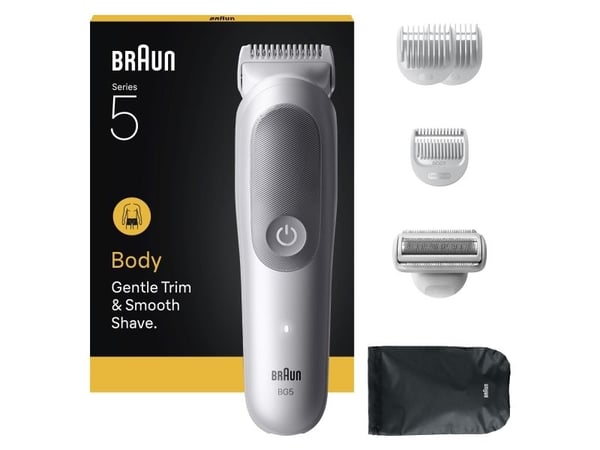 Braun Series 5 80789712, Våd og tør, Vekselstrøm/batteri, Lys grå