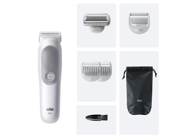 Braun Series 5 80789712, Våd og tør, Vekselstrøm/batteri, Lys grå
