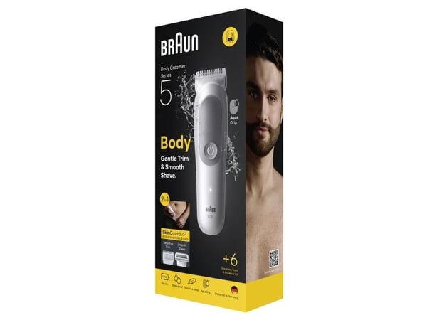 Braun Series 5 80789712, Våd og tør, Vekselstrøm/batteri, Lys grå