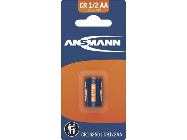 ANSMANN paristo CR 1/2 AA / CR14250 3V/läpipainopakkaus/läpipainopakkaus