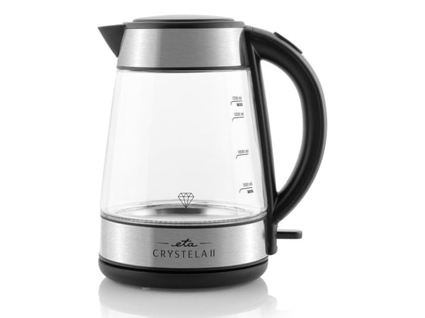ETA Crystela II 1154 90000 - Kjele - 1.7 liter - 2200 W - glass