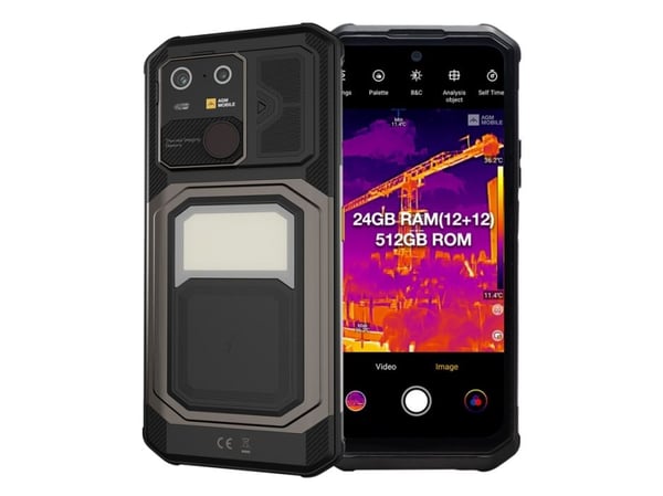 AGM by beafon G3Pro, ulkokäyttöön tarkoitettu älypuhelin 5G, jossa on lämpökamera