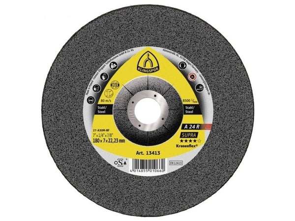 Klingspor 13403 A 24 R Supra skrubbeskive 150 mm 22,23 mm, 10 stk