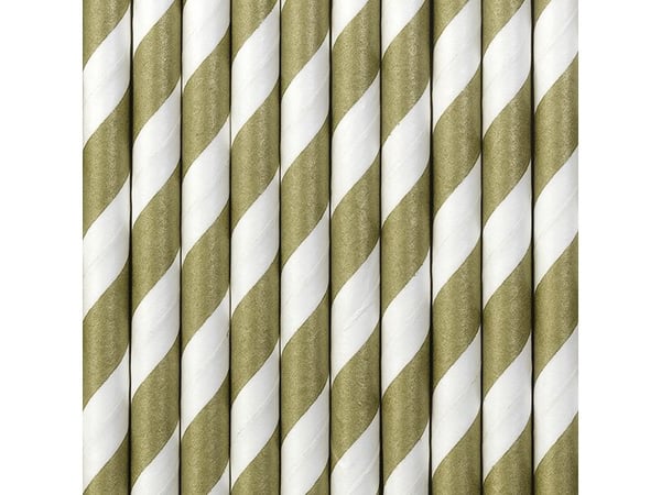 PartyDeco SPP1-019, Hvit, Gult, Papir, 195 mm, 10 stykker, 72 mm, 270 mm