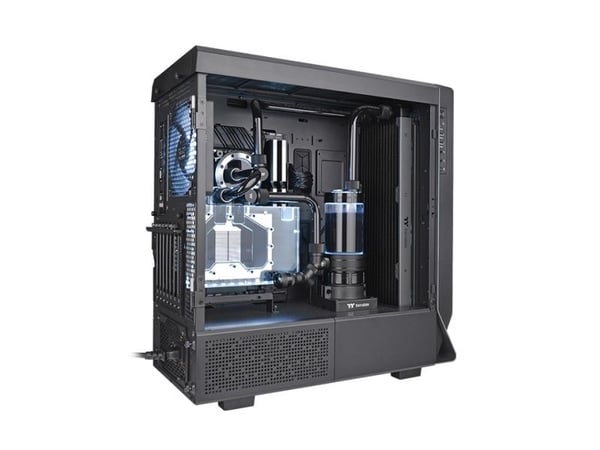 Thermaltake Pacific SR280, Radiator, Kopper, Sort, 1/4", 140 mm, 318,4 mm