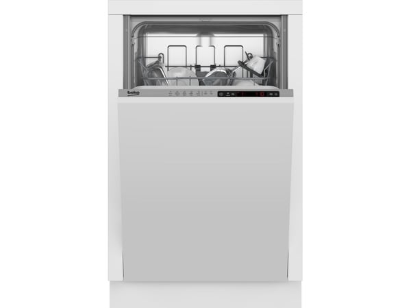 Beko DIS35023E, Fullstendig innebygget, Slimline (45 cm), LED, 10 kuverter, C, 49 dB