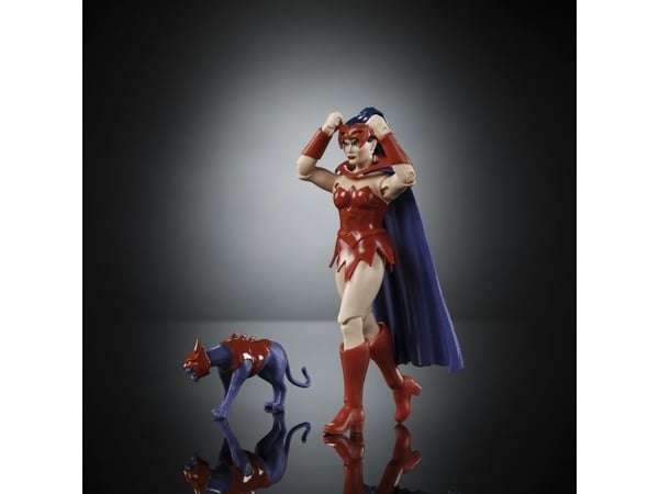 Masters of the Universe Origins Catra, Leke figur, Komikk