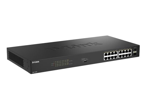 D-Link DGS-1018P, Hallitsematon, Gigabit Ethernet (10/100/1000), Power over Ethernet -tuki