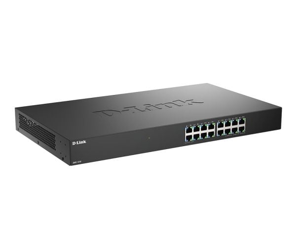 D-Link DMS-1016 - Switch - 16 x 10/100/1000/2.5G - stasjonær, rackmonterbar