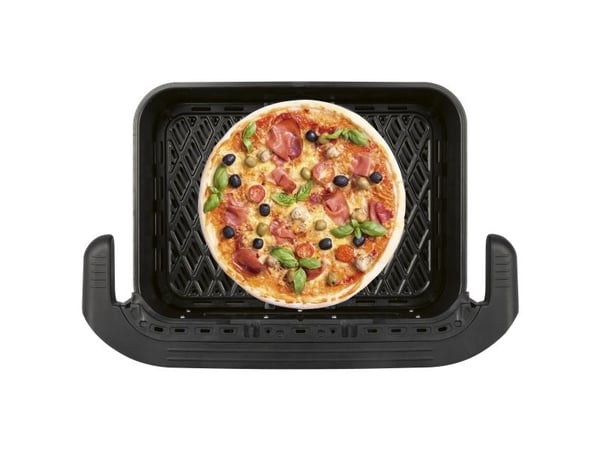 ProfiCook PC-FR 1313 H, Varmluftsfrityr, 10 l, 80 °C, 200 °C, Dobbel, Sort, Rustfritt stål